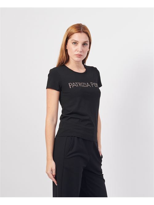 Patrizia Pepe t-shirt coupe slim ? col rond PATRIZIA PEPE | CM1419-J013K103